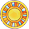 An illustrated sun