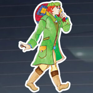 young Art Gardner sticker