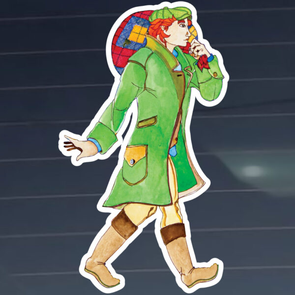 young Art Gardner sticker